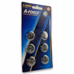 Bateria litowa A-Force CR2032 6 sztuk